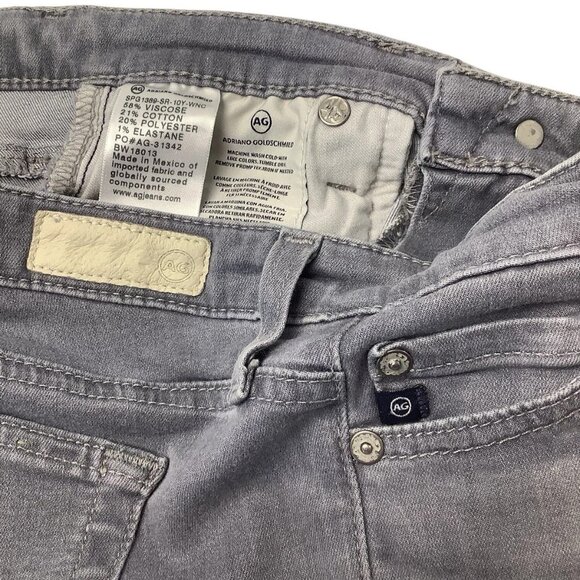 AG Adriano Goldschmied Super Skinny Legging Ankle Womens Size 25R - Picture 11 of 12